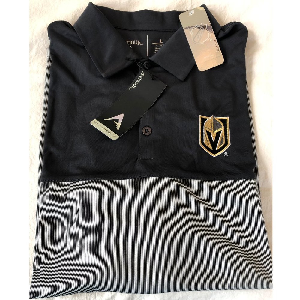 NWT NHL Las Vegas Knights Golf Polo Large